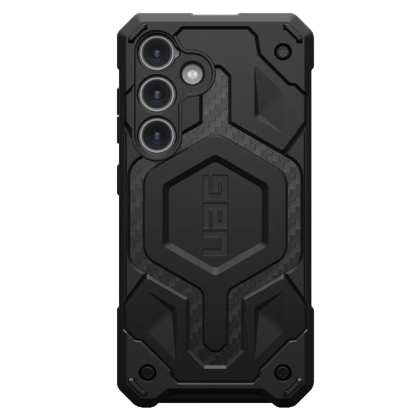Uag Monarch Pro Magnetic Samsung Galaxy S24 5G (6.2') Rugged Case - Carbon Fiber (214412114242), 25FT. Drop Protection (7.6M), 10 Years Warranty