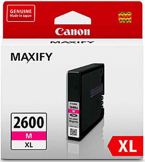 Canon PGI2600XLM Original High Yield Inkjet Ink Cartridge - Magenta Pack