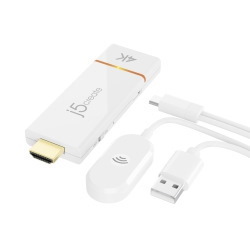 J5create J5C CNV Screencast-4K-Wls-Dp-Adapter