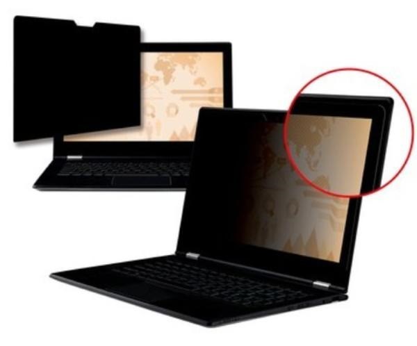 3M Touch Privacy Filter For 15.6" Full Screen Laptop With 3M Comply Flip Attach, 16:9