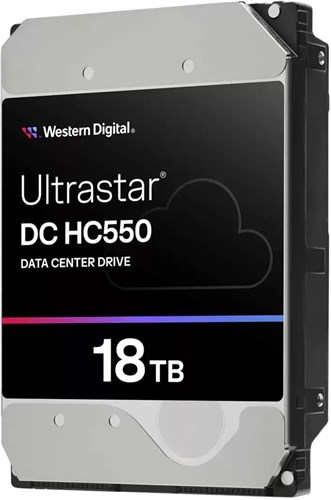 WD Ultrastar HC550 18TB Enterprise Hard Drive 3.5In 512MB 7200RPM Sata 6Gb/s 5 Years Warranty 0F38459 Wuh721818ale6l4