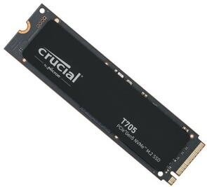 Crucial T705 1TB PCIe Gen 5 NVMe M.2 Internal SSD 2280 - PCIe Gen 5 - Up To 13600MB/s Read - Up To 10200MB/s Write - 5 Years Warranty TBW 600TB
