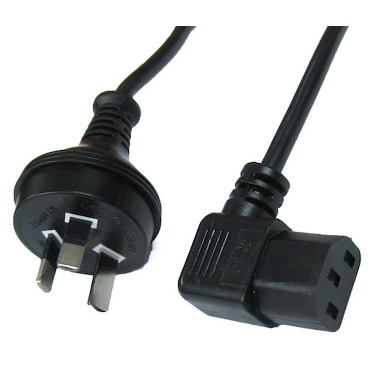 RackPower CM0NC100-SR 10A 3-Pin to C13 Cable - 1m - Black