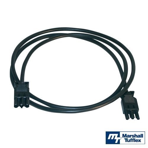 CMD 2m CONNECTOR CABLE GST 3POLE WIELAND MALE - FEMALE BLK