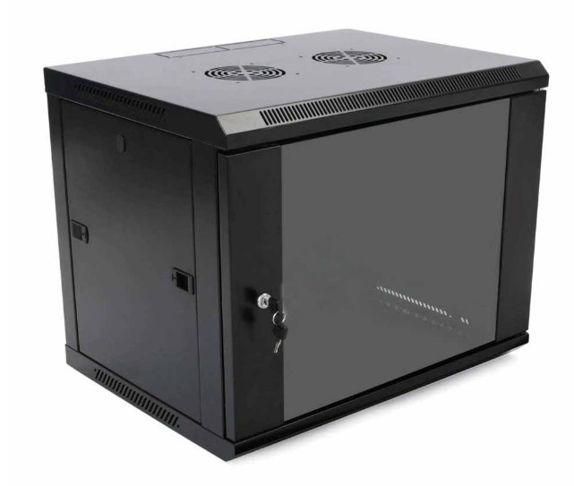 Revez Data Cabinet Wall Mounted 570mm Width (6U-27U)