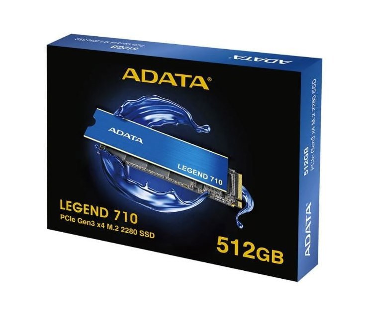 Adata, LEGEND 710, PCIe, Gen3 x4, M.2 NVMe 2280, Solid State Drive - 512GB