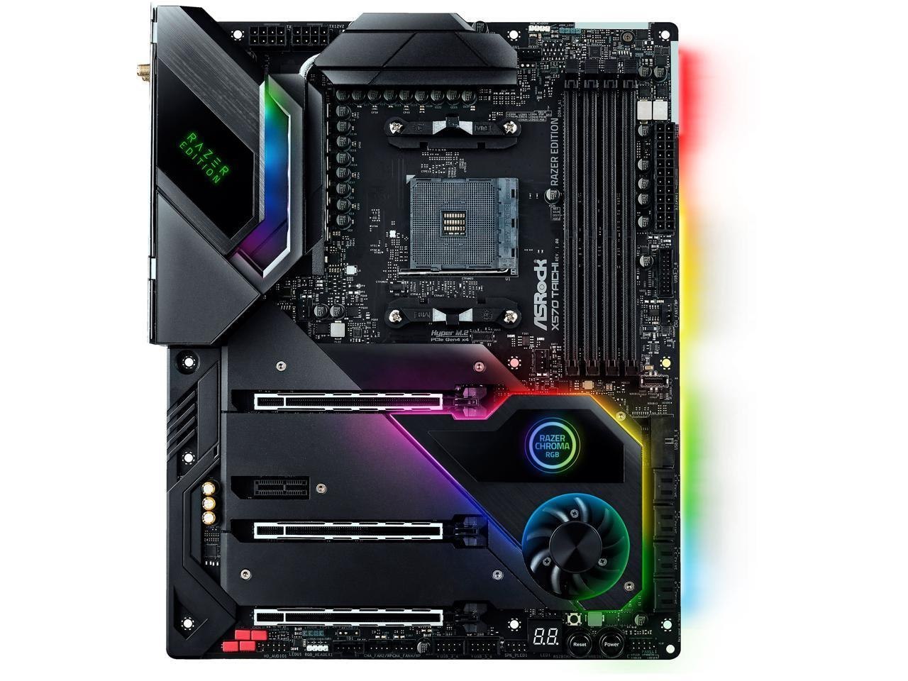 ASRock X570 Taichi Razer Edition Am4 Amd X570 Sata 6Gb/s Atx Amd Motherboard