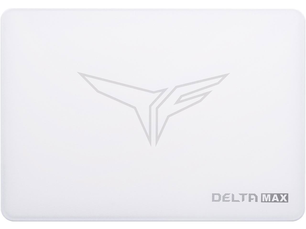 Team Group T-Force Delta Max White RGB Lite 2.5" 512GB Sata Iii 3D Nand Internal Solid State Drive (SSD) T253TM512G0C425