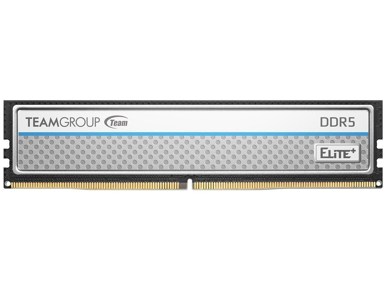 Team Elite Plus 16GB 288-Pin PC Ram DDR5 5600 (PC5 44800) Desktop Memory Model TPSD516G5600HC4601