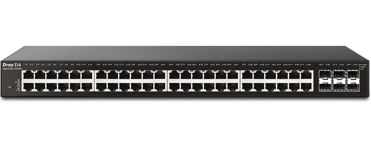 DrayTek VigorSwitchG2540xs 48PRTS + 6 SFP+
