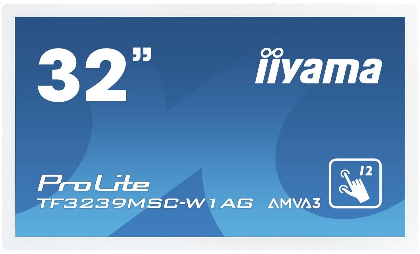Iiyama 32I Pcap White Anti-Glare Bezel Free 12-Points Touch Screen