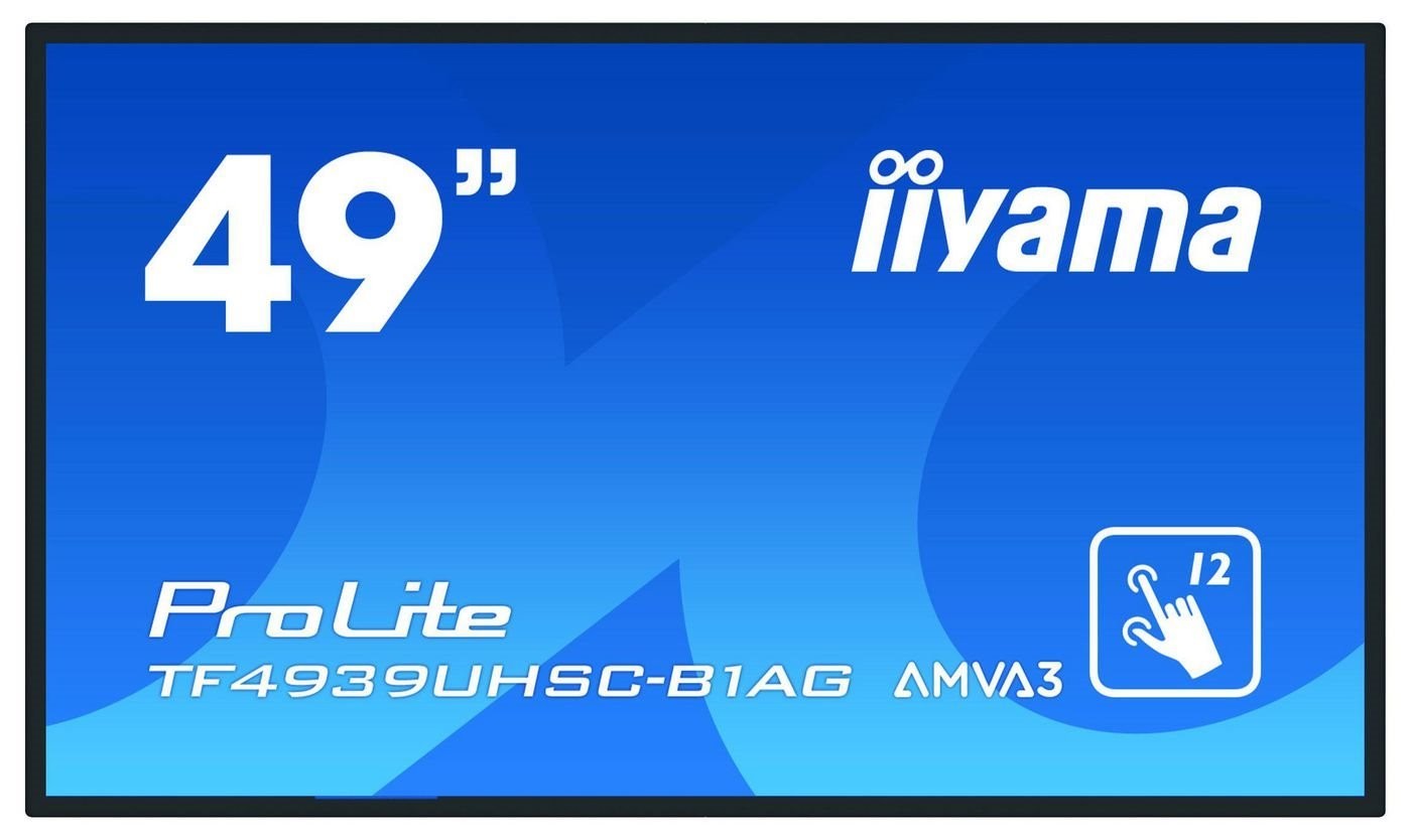Iiyama 49I Pcap Anti-Glare Bezel Free 15-Points Touch Screen 3840X2160 (4K) Ips Panel