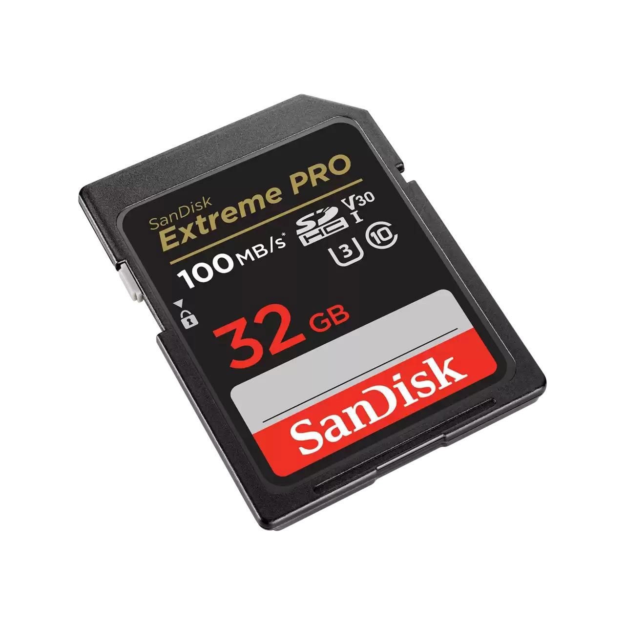 SanDisk Extreme Pro 32GB SDHC Memory Card 100MB/