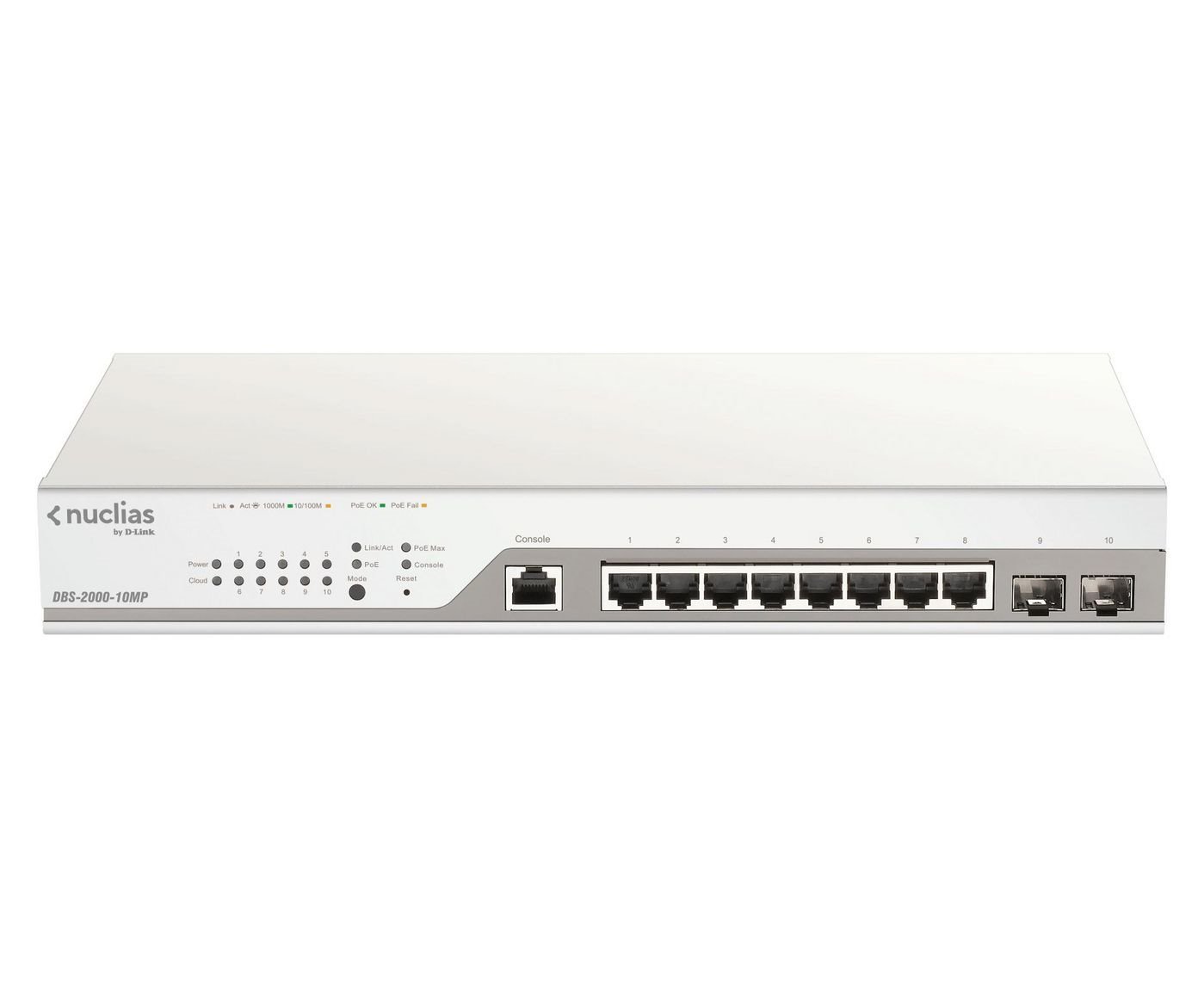 DLink Nuclias 10-Port PoE+ Switch Cloud Manage