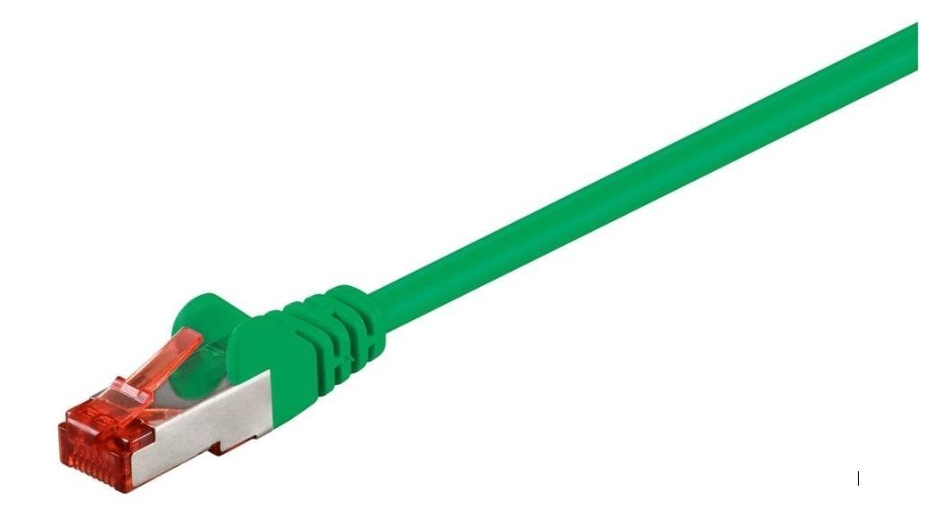 Microconnect F/Utp Cat6 0.25M Green PVC