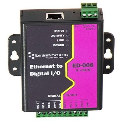 Brainboxes Ethernet To 8 Digital Io Lines