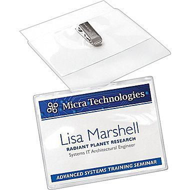 Avery Name Badge Set 54X90MM