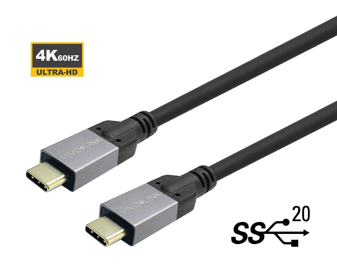 Vivolink Usb-C To Usb-C Cable 2M