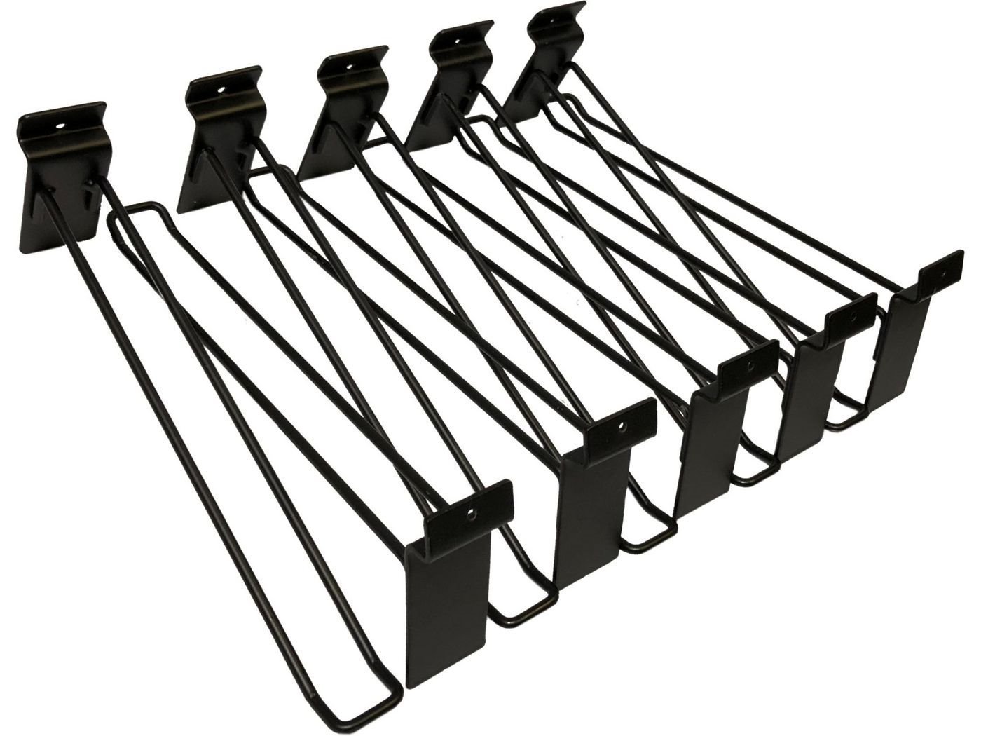 Sandberg Hooks For Alu Slatwall 10-Pack
