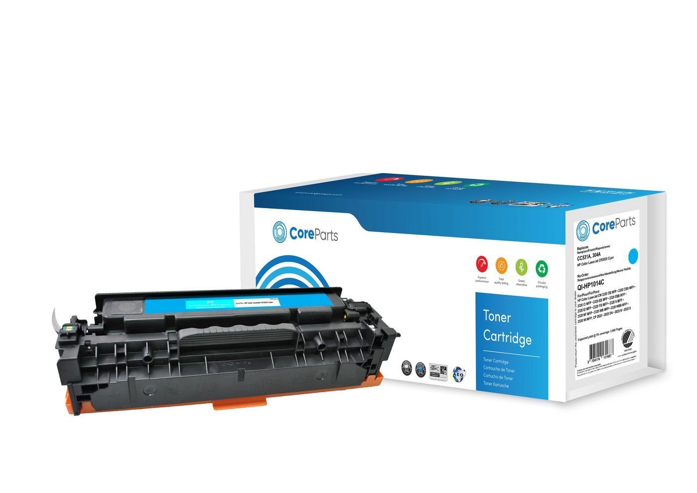 CoreParts Toner Cyan Cc531a