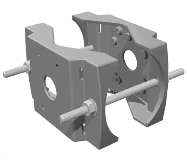 Pelco Pole Mount For Em20 Enclosure