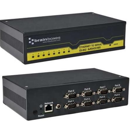 Brainboxes Ethernet 8 Port RS422/485