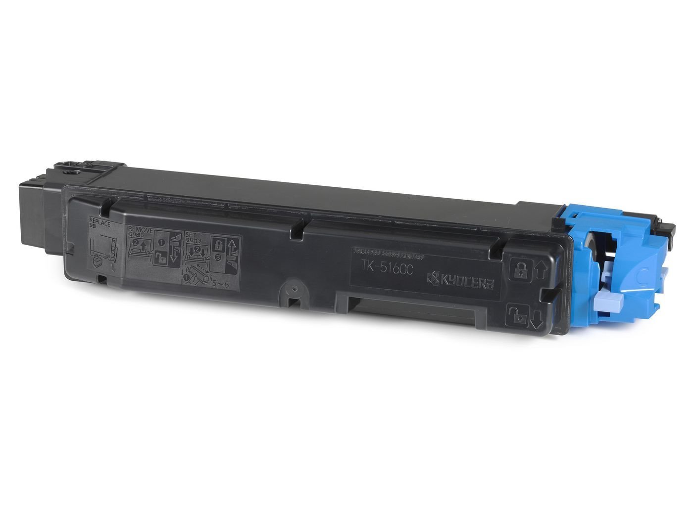 Kyocera TK-5160C Original Laser Toner Cartridge - Cyan Pack