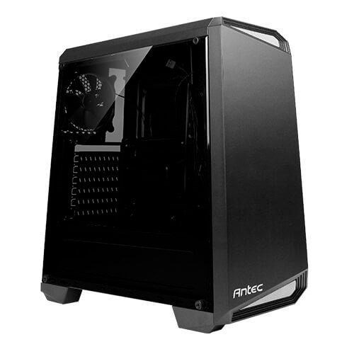 Antec NX100 Computer Case - ATX Motherboard Supported - Mid-tower - Hot Dip Galvanized Steel, Plastic - Black, Grey