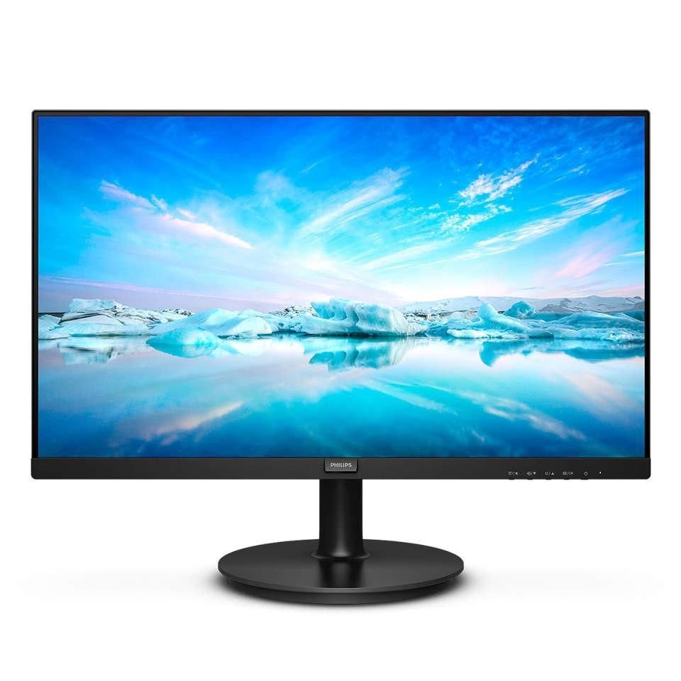 Philips 241V8L 24" Class Full HD LCD Monitor - 16:9 - Textured Black
