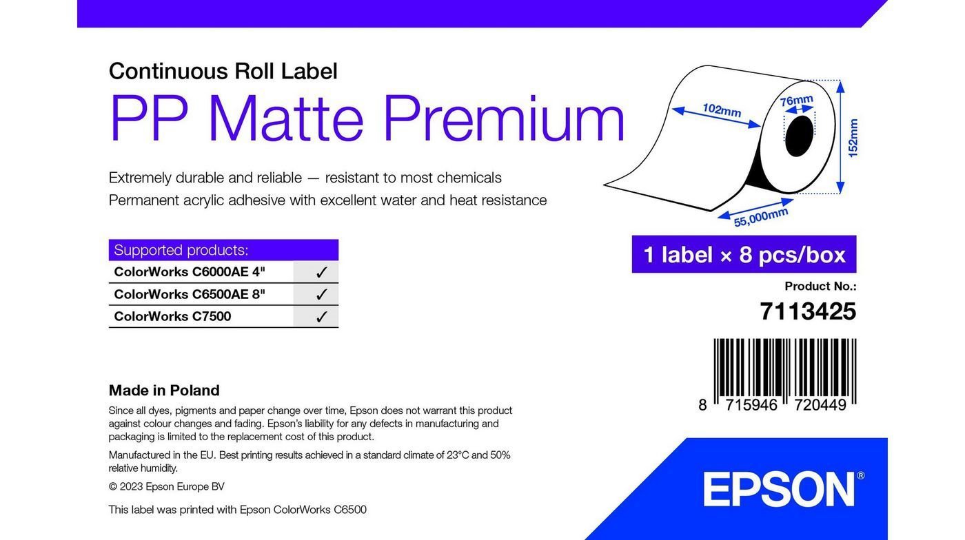 Epson Multipurpose Label