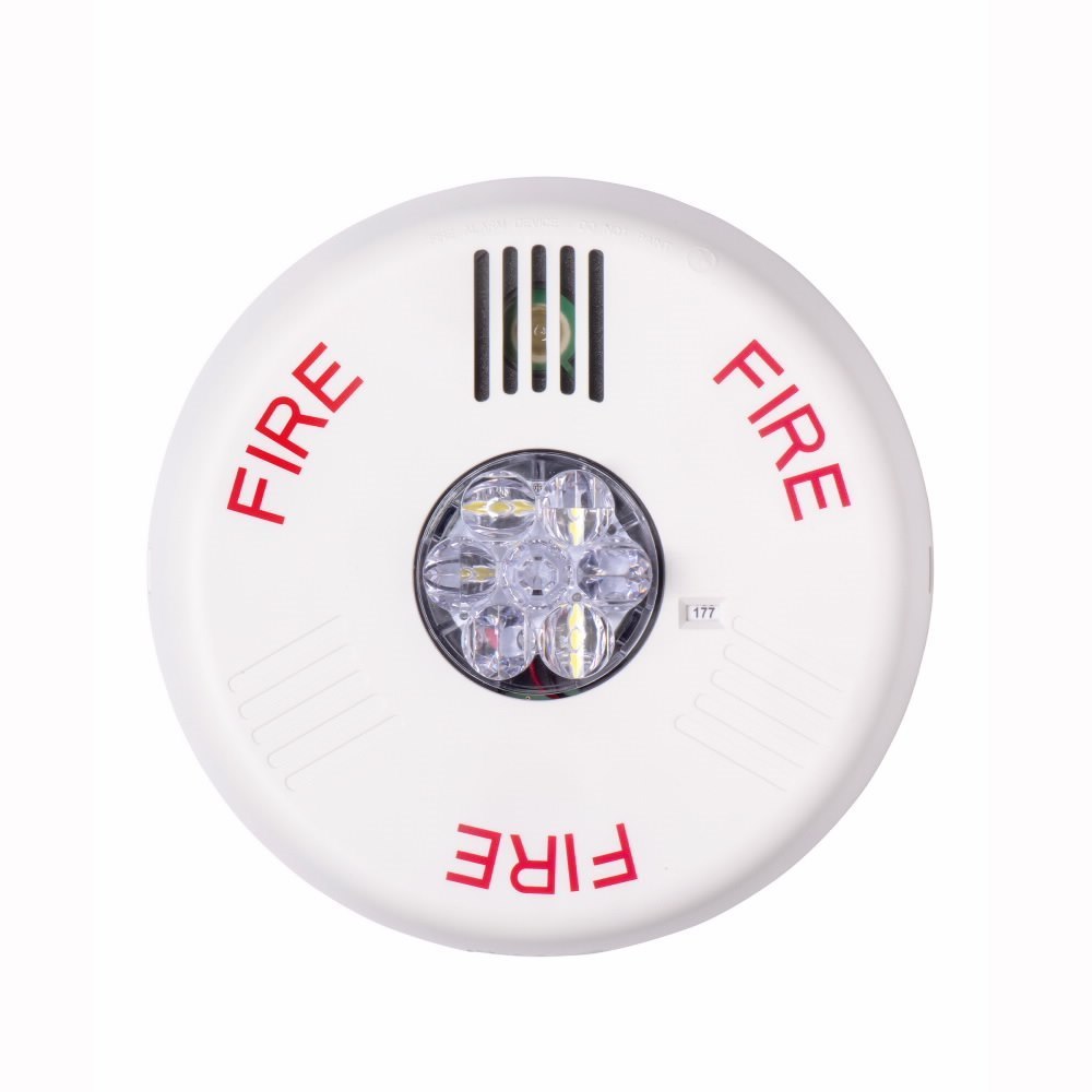 Wheelock Eluxa-Led HN Str-Wht-Ceiling-24V-15/30/7