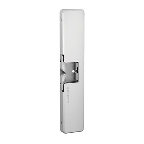 9400 Series Slim-Line, Outdoor Rated Surface Mounted Electric Strike with Latchbolt Monitor, Satin Stainless Steel