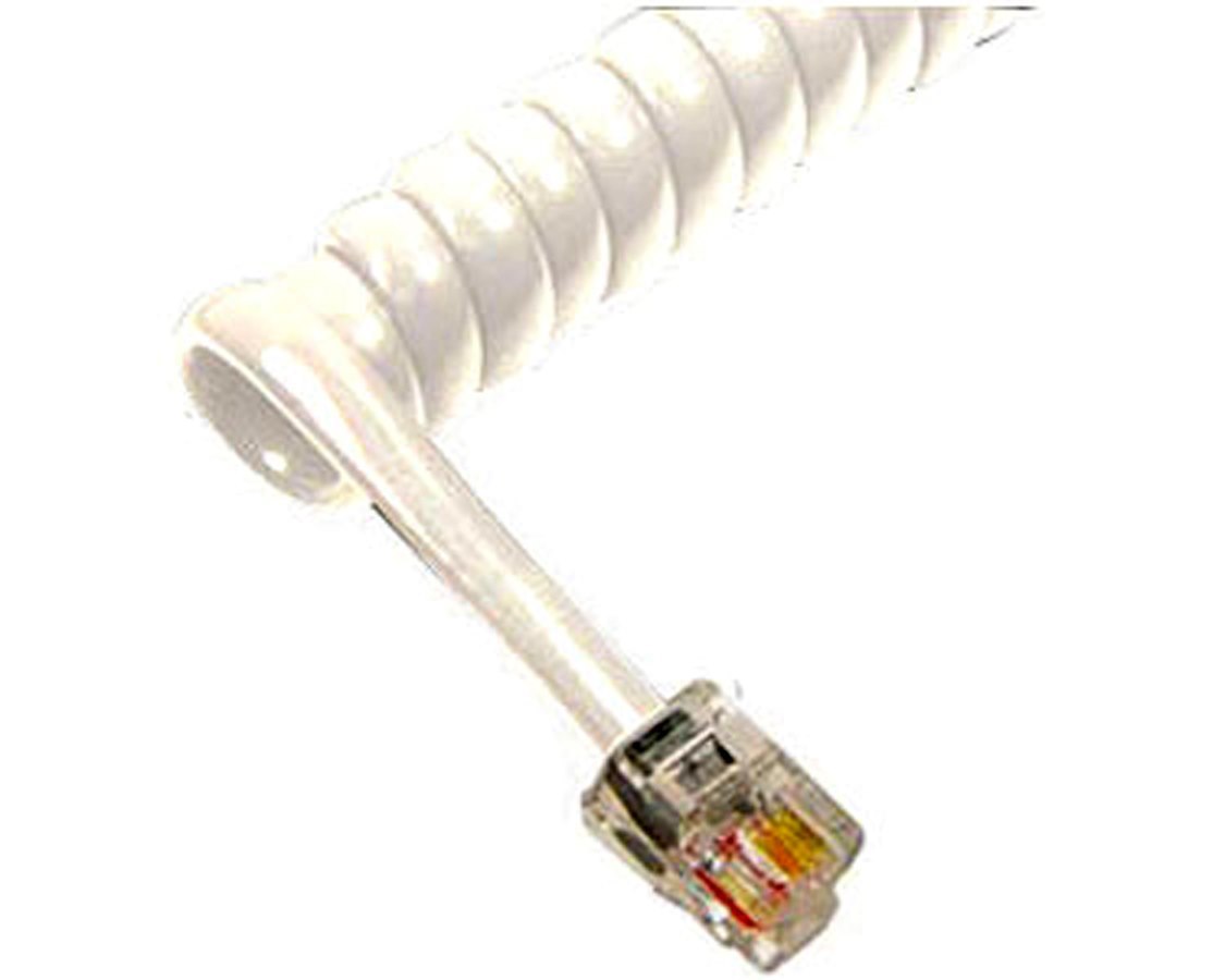 CableSys Gcha444006-Fwh / 6' Handset Cord - White