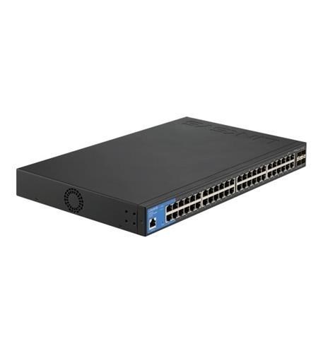 Linksys 48-Port Managed Ge Switch 4 10G SFP+ Taa