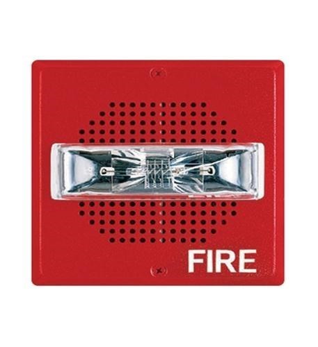 Wheelock Wall-Mount Speaker-Strobe Red