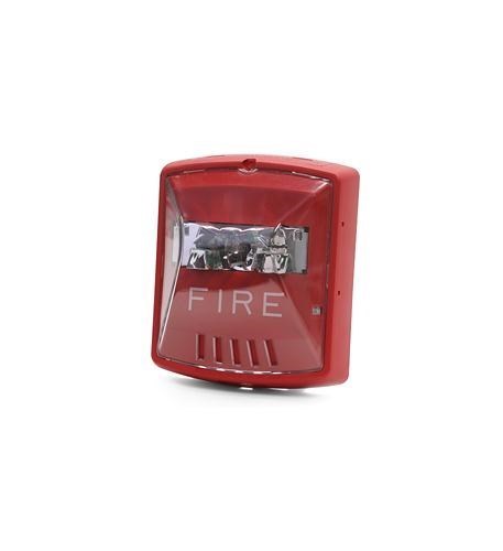 Wheelock Str,Red,2W,Wall,12/24V,8Cd