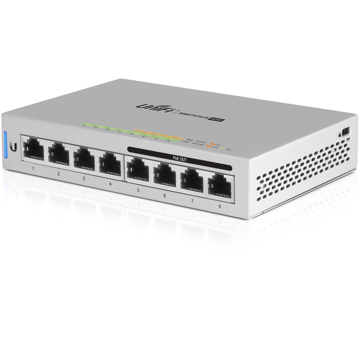 Ubiquiti UniFi US-8-60W Ethernet Switch With Rack