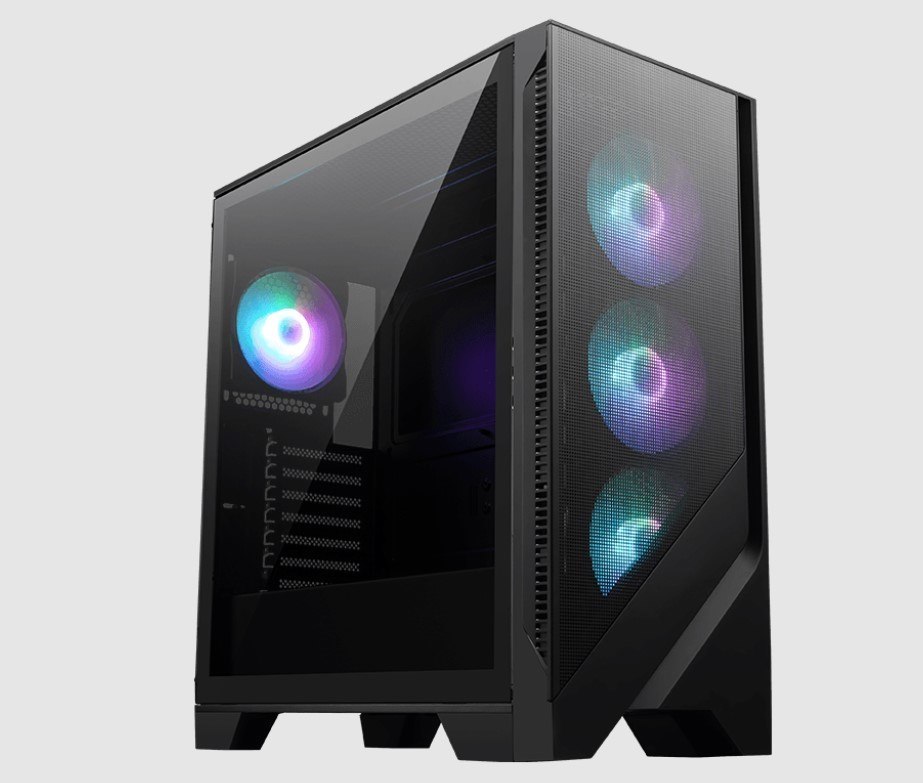 Msi Mag Forge 321R Airflow Micro Atx Case, 2X Usb 3.2, 1X Mic-In / Audio-Out, 1X Led, 1X 2.5', 2X 2.5'/3.5', Micro Atx / Mini Itx