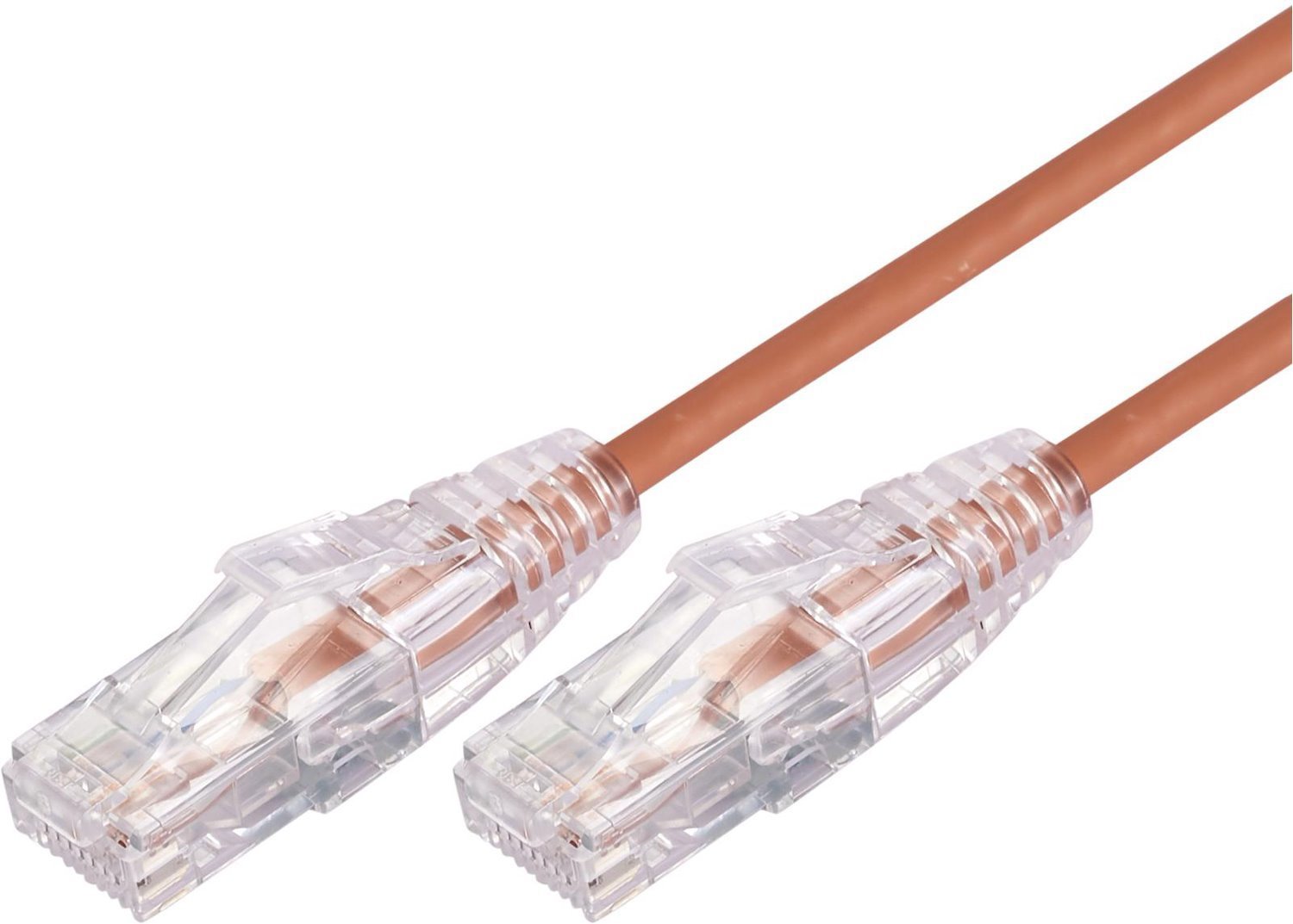 Comsol 0.5M 10GbE Ultra Thin Cat 6A Utp Snagless Patch Cable LSZH (Low Smoke Zero Halogen) - Orange