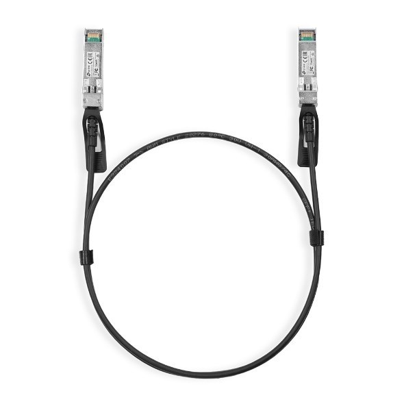 TP-Link TL-SM5220-1M 1 Meter 10G SFP+ Direct Attach Cable, Drives 10 Gigabit Ethernet, 10G SFP+ Connector On Both Sides (Replaces Txc432-Cu1m)
