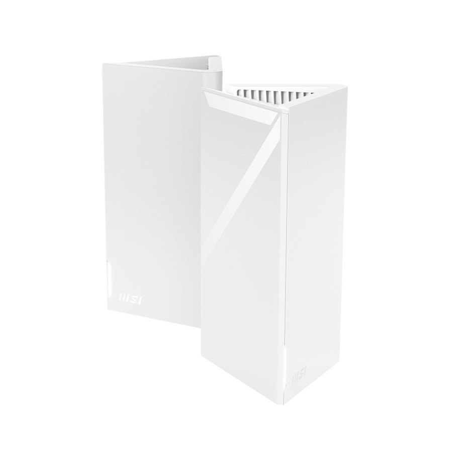 Msi Mrbe50-2Pk Roamii Be Lite Mesh System, 2.4GHz / 5GHz, Internal Antenna X4, Quad Core 1.5GHz, Nand 256MB, DDR4 2GB