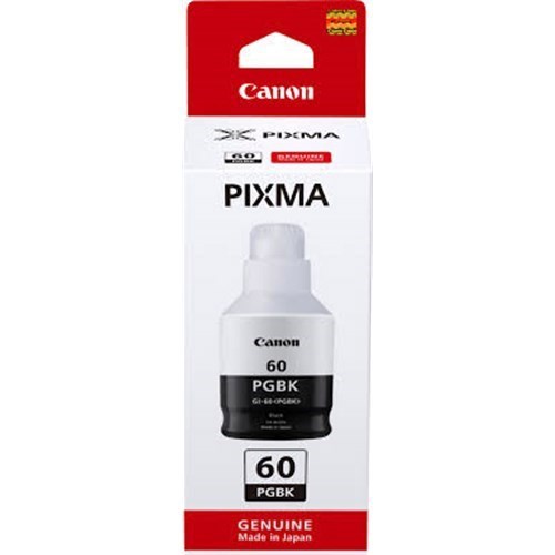 Canon Gi60bk Black 170ML Ink Bottle For Pixma Endurance G6060 G6065 G7060 G7065