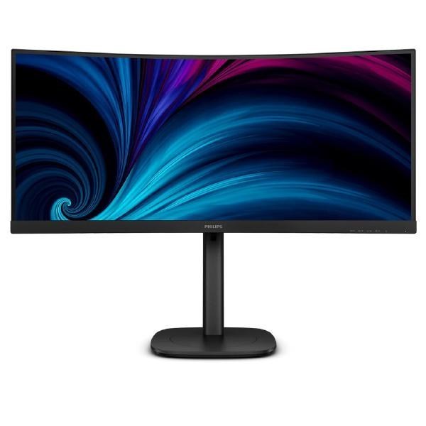 Philips 34" (21:9) Curve WQHD, Hdmi, DP, Usb-C, RJ45, SPKR, H/Adj, 4YR