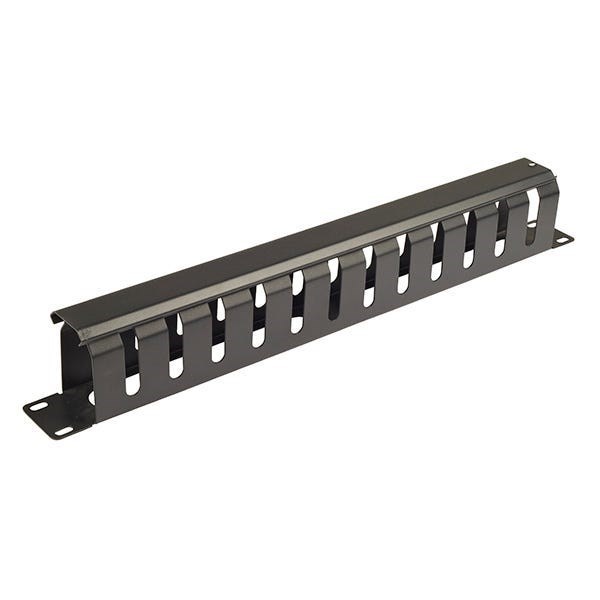 4Cabling 1Ru 19" Metal Cable Management Rail | 12 Slot