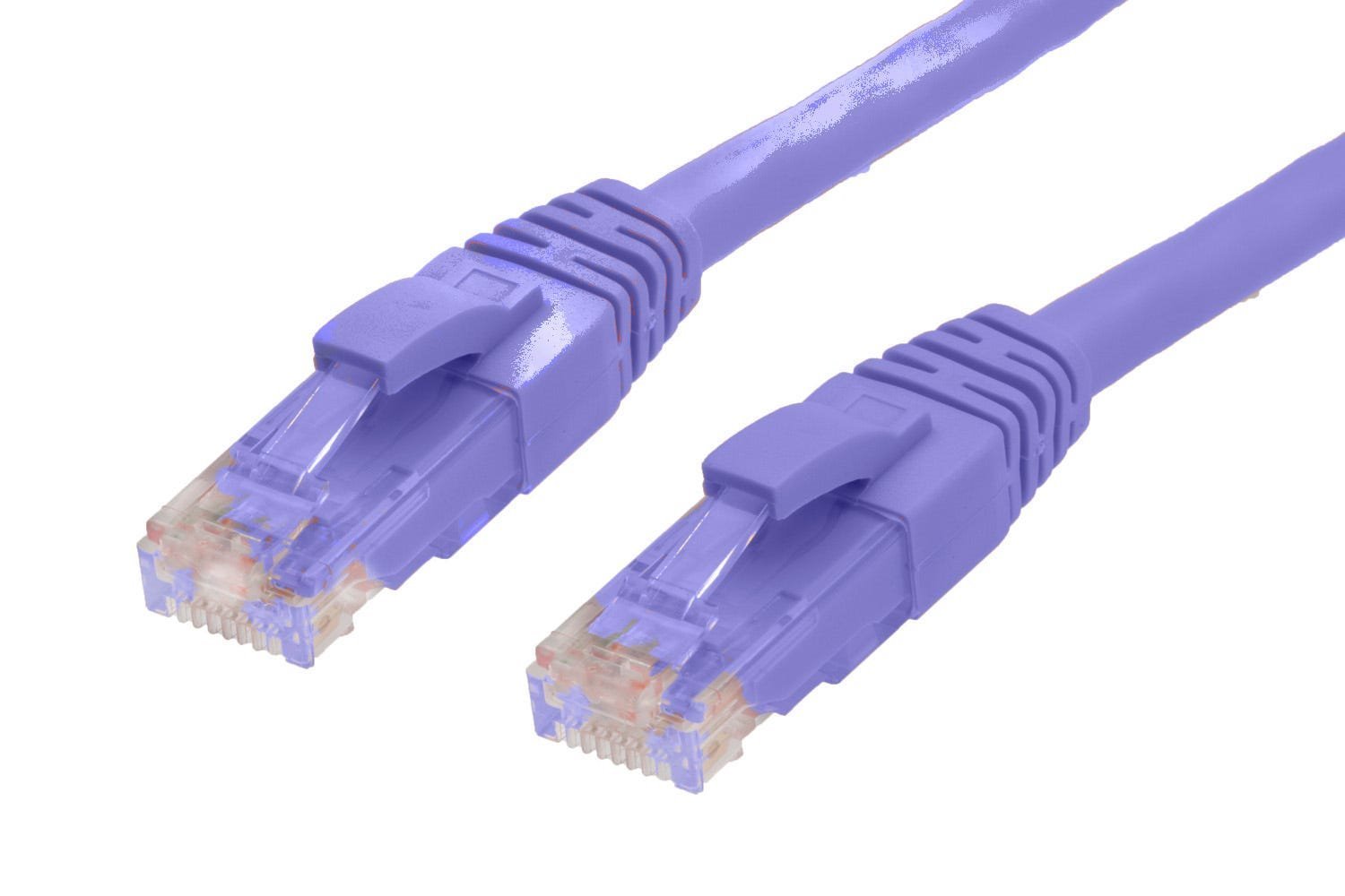 4Cabling 0.5M RJ45 Cat6 Ethernet Network Cable | Purple