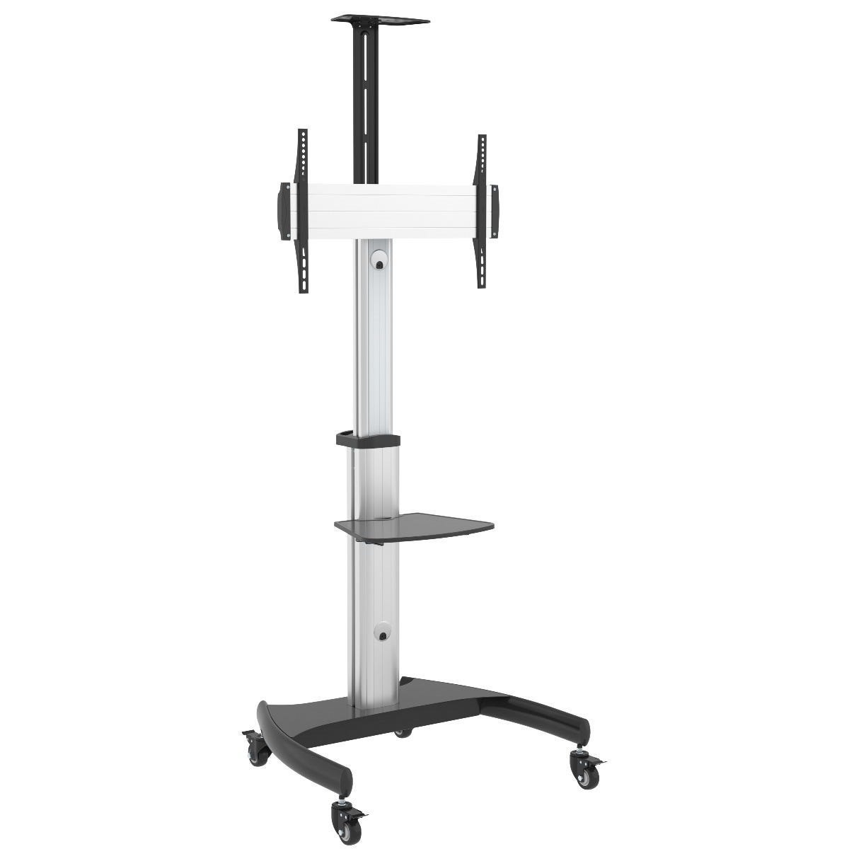 4Cabling Aluminium Mobile TV Display Cart For 37" To 70"