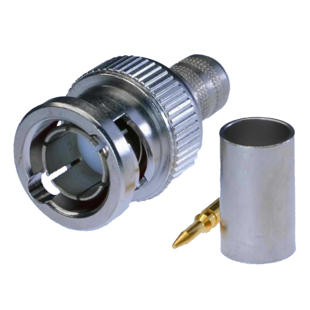 4Cabling RG6 BNC Male Crimp Small Ferrel