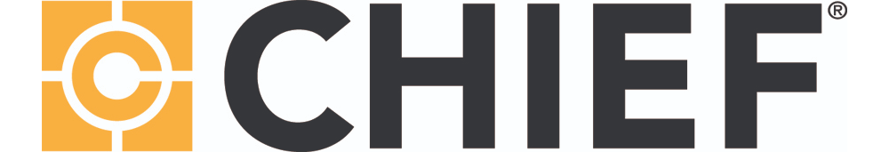 Chief Fusion Height Adjustable Accessory Shelf Black#