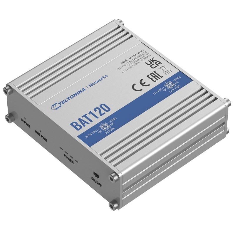 Teltonika Uninterruptible Power Supply For Rut300, Rutx08, Rutx10, TSW110, TSW210