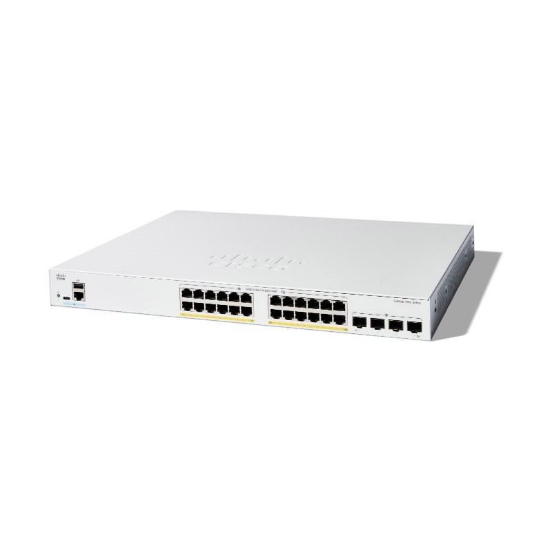 Cisco Catalyst 1200 24-Port Ge, Full PoE, 4x1G